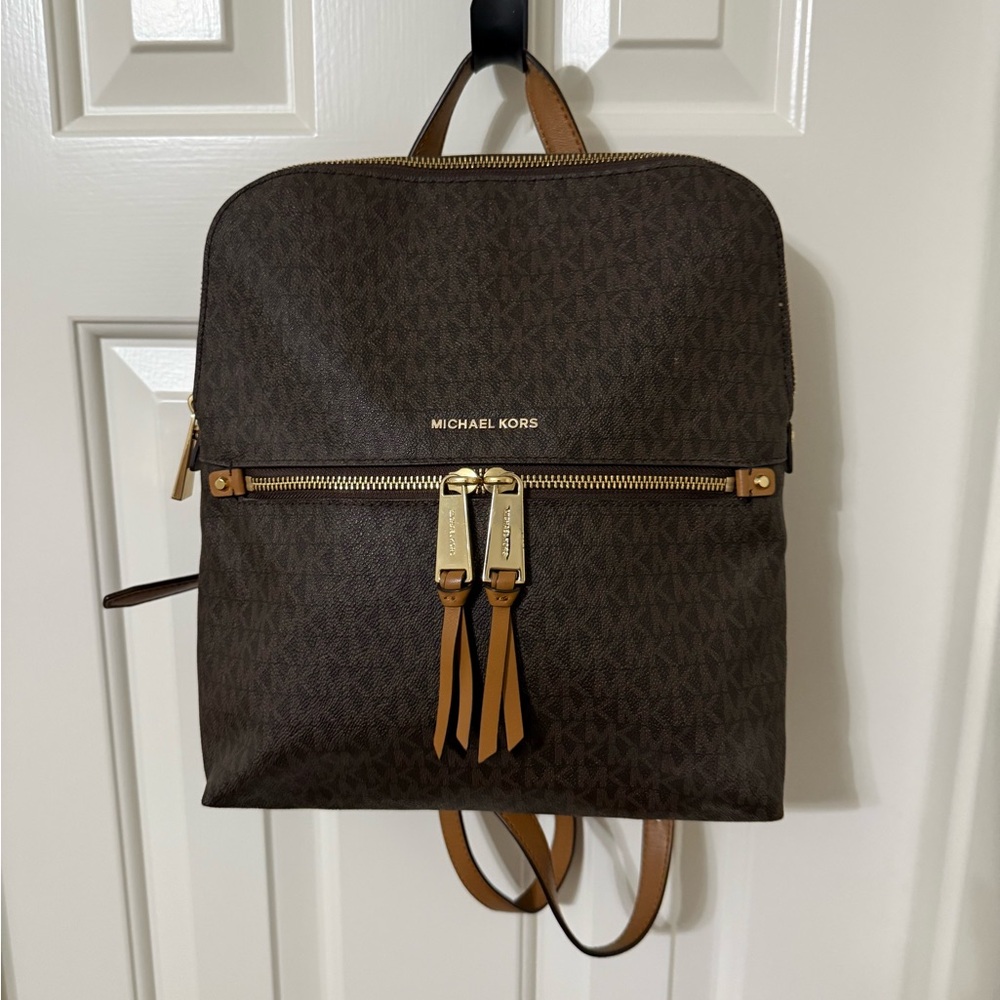 Michael Kors Brown Backpack